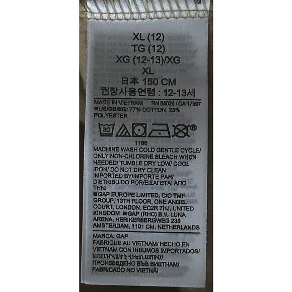 NWOT Gap Kids Vintage Soft Oversized Tan Hoodie XL 12 - Picture 6 of 6